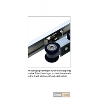 Sliding System DHYM4 2D UAE for Solid Wood Hanging Doors